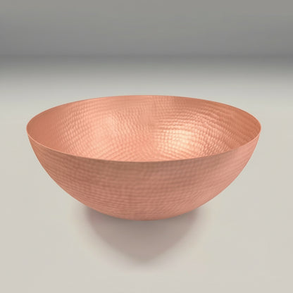 Lavabo Vessel Ovalado con Bordo Redondeado en Cobre - ELEMENTO 