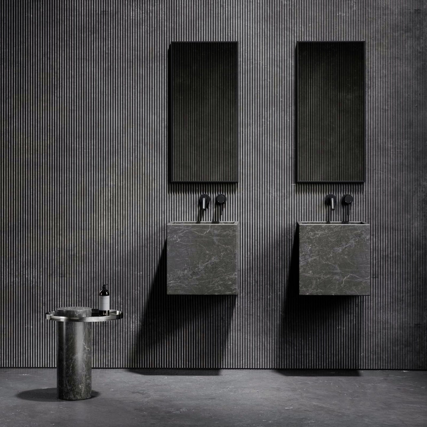 LAVABO MÁRMOL GRIS 40*40*40 - ELEMENTO 