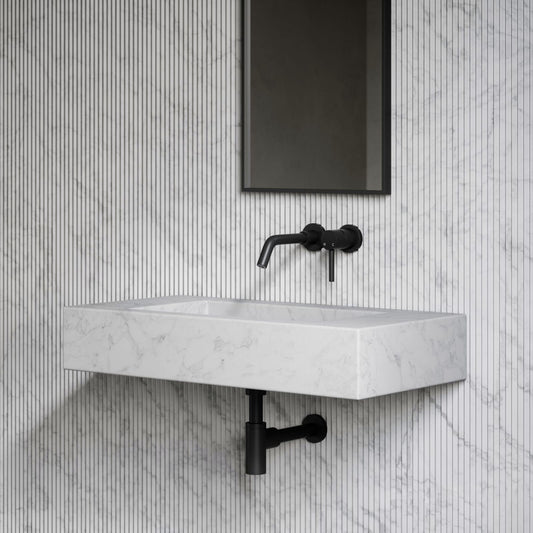 LAVABO MÁRMOL BLANCO 80*40*14 - ELEMENTO 