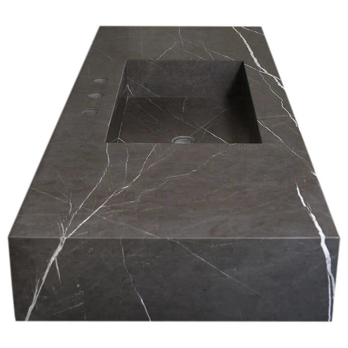 LAVABO MÁRMOL NEGRO RECTANGULAR 120*50*15cm. - ELEMENTO 