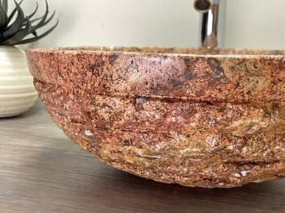LAVABO MÁRMOL ROJO 40 CM. - ELEMENTO 