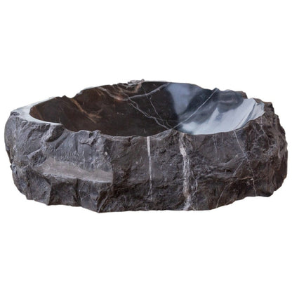 LAVABO MÁRMOL NEGRO RÚSTICO  40 CM. - ELEMENTO 