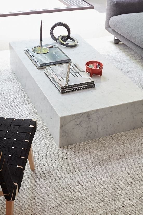 MESA MÁRMOL BLANCO  100*70*40 - ELEMENTO 