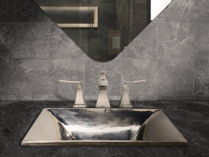 Premium Lavabo Especial en Alpaca Diseño Cascada - ELEMENTO 