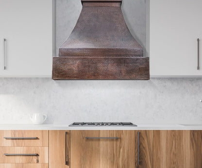 Premium Campana de Cocina para Muro en Cobre Diseño Pirámide - ELEMENTO 