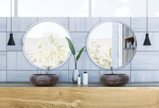 Premium Lavabo Volcano Vessel Redondo en Cobre Diseño Melodía - ELEMENTO 