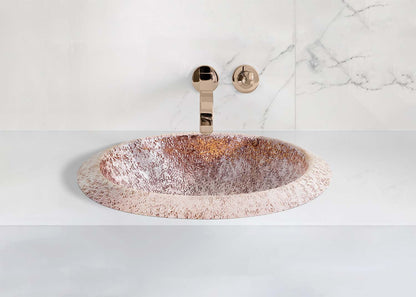 Premium Lavabo Volcano Especial en Cobre Diseño Duna - ELEMENTO 