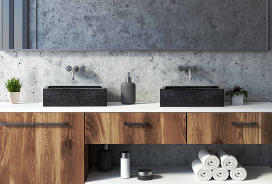 Premium Lavabo Volcano Vessel Rectangular en Diseño Tatra - ELEMENTO 