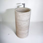 LAVABO TIPO PEDESTAL TRAVERTINO VENUS 45*85 CM - ELEMENTO 