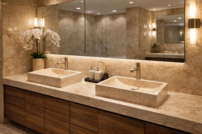 LAVABO MÁRMOL TREVERTINO 40*30x13 - ELEMENTO 
