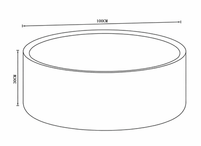 MESA DE CENTRO IMPERIAL 100*30CM - ELEMENTO 