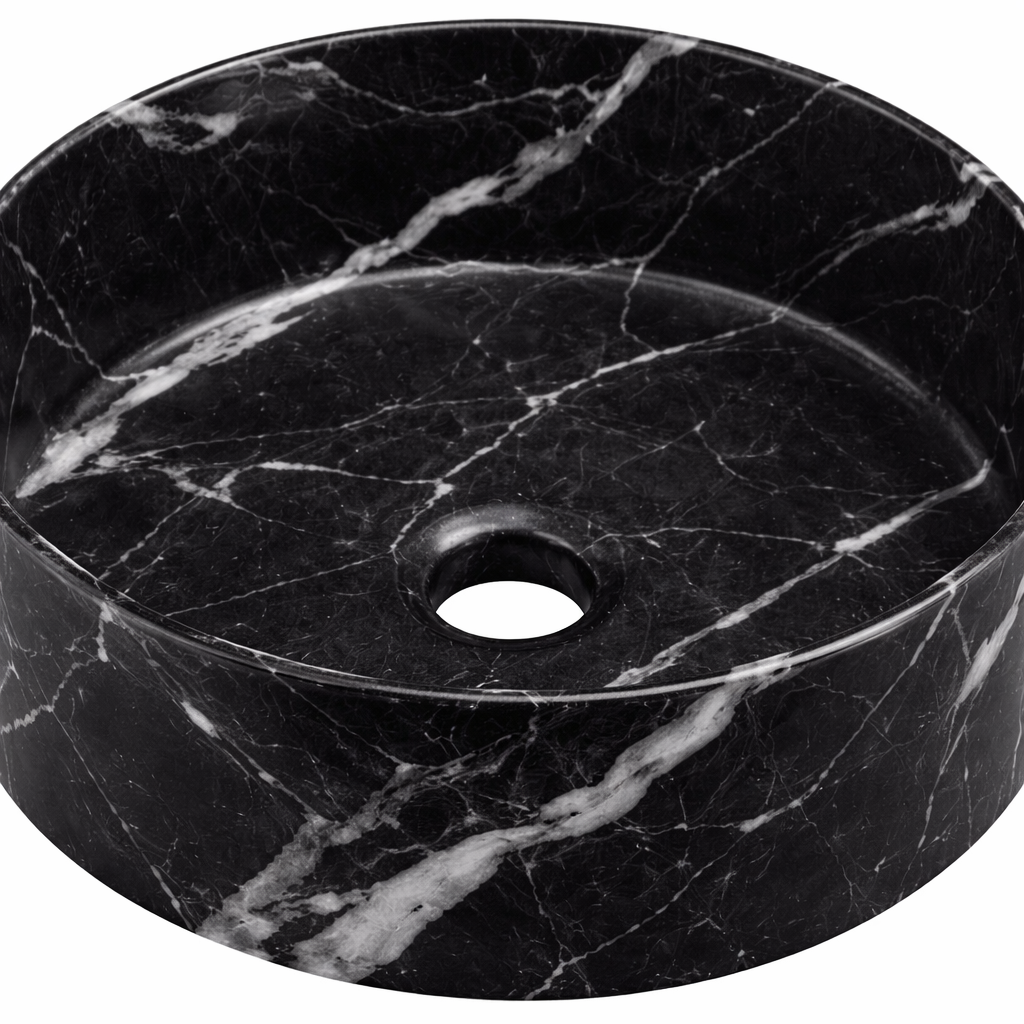 LAVABO MÁRMOL NEGRO 40CM - ELEMENTO 