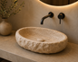 LAVABO TRAVERTINO MODELO NATIVA 50x40